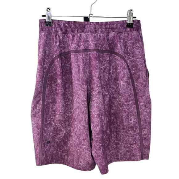 Lululemon Mens Pace Breaker Short 9", Lined, Purple Dye Wash, Size Small - Picture 3 of 9